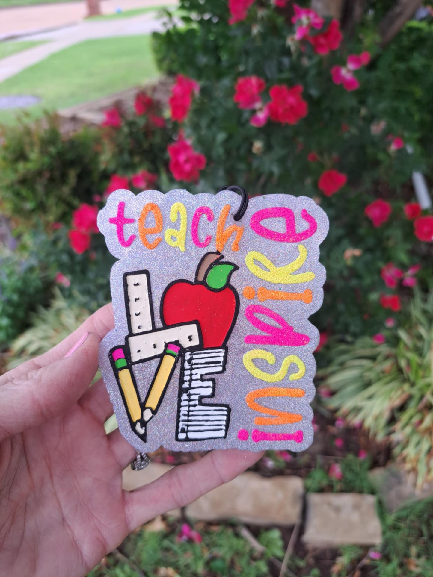 Teach Inspire Freshie - Colorful Text