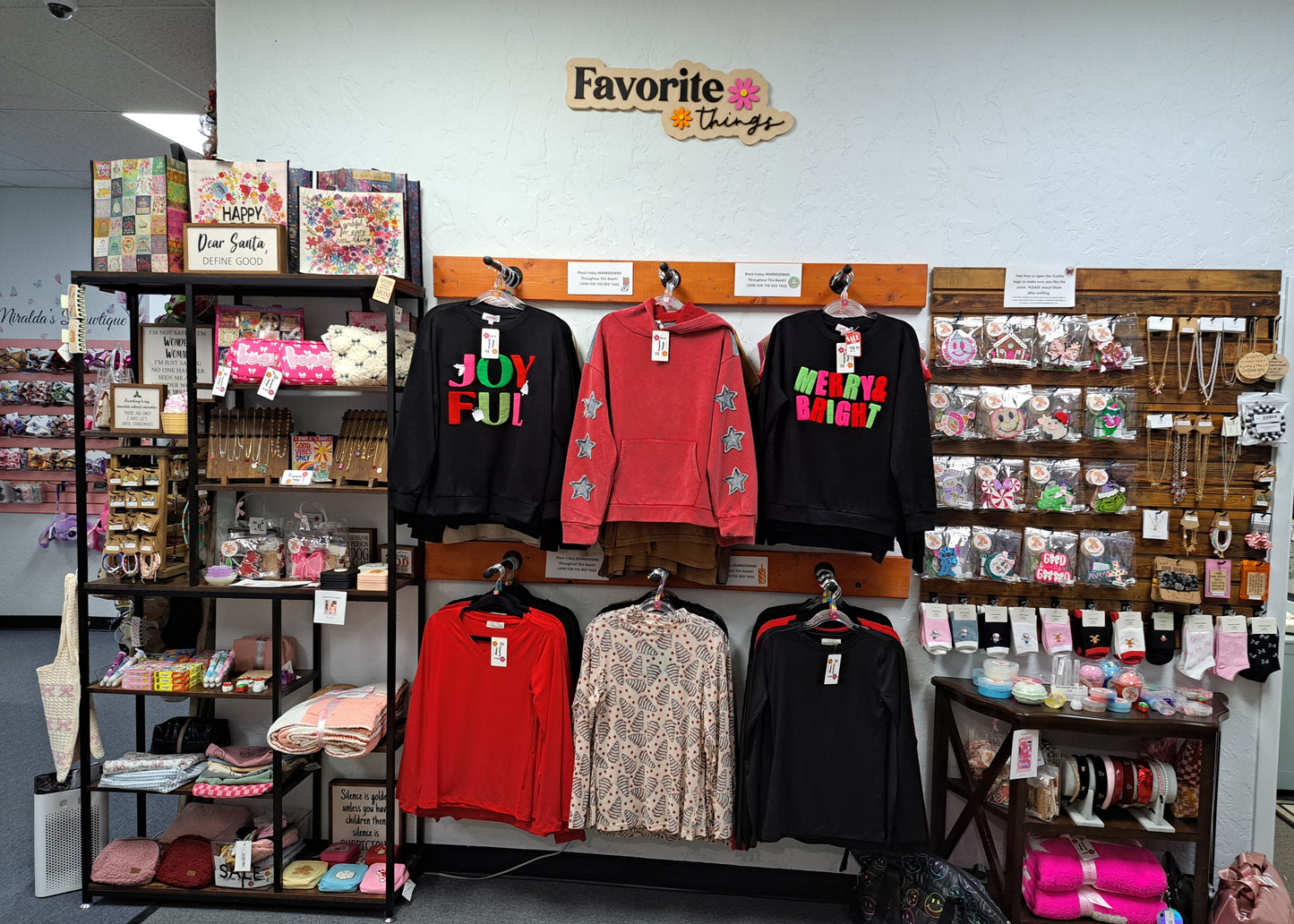 Ruby Red Microfiber Round Neck Long Sleeve Top - S L XL 1X 2X