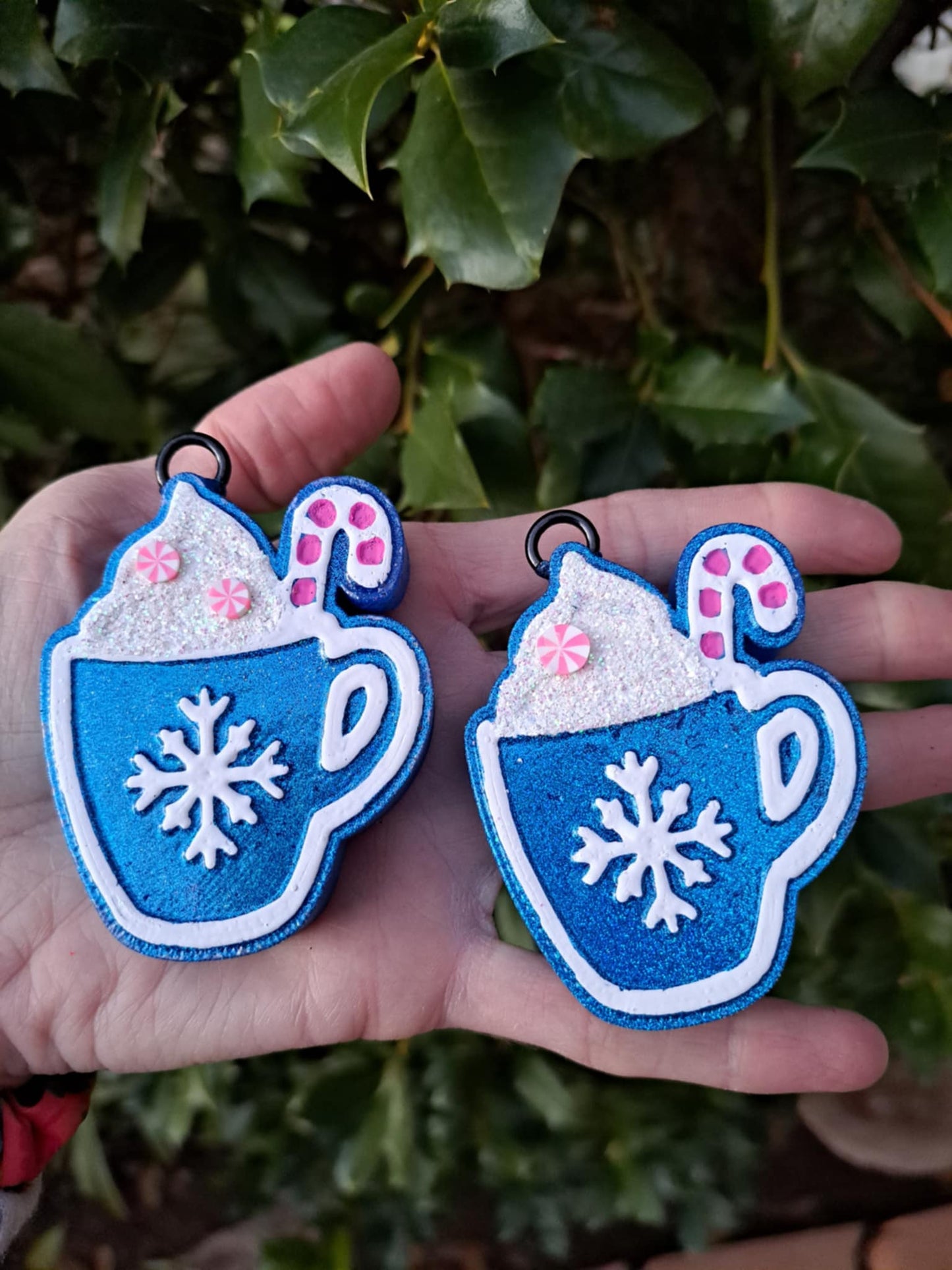 Blue Metallic Mug Vent Clips