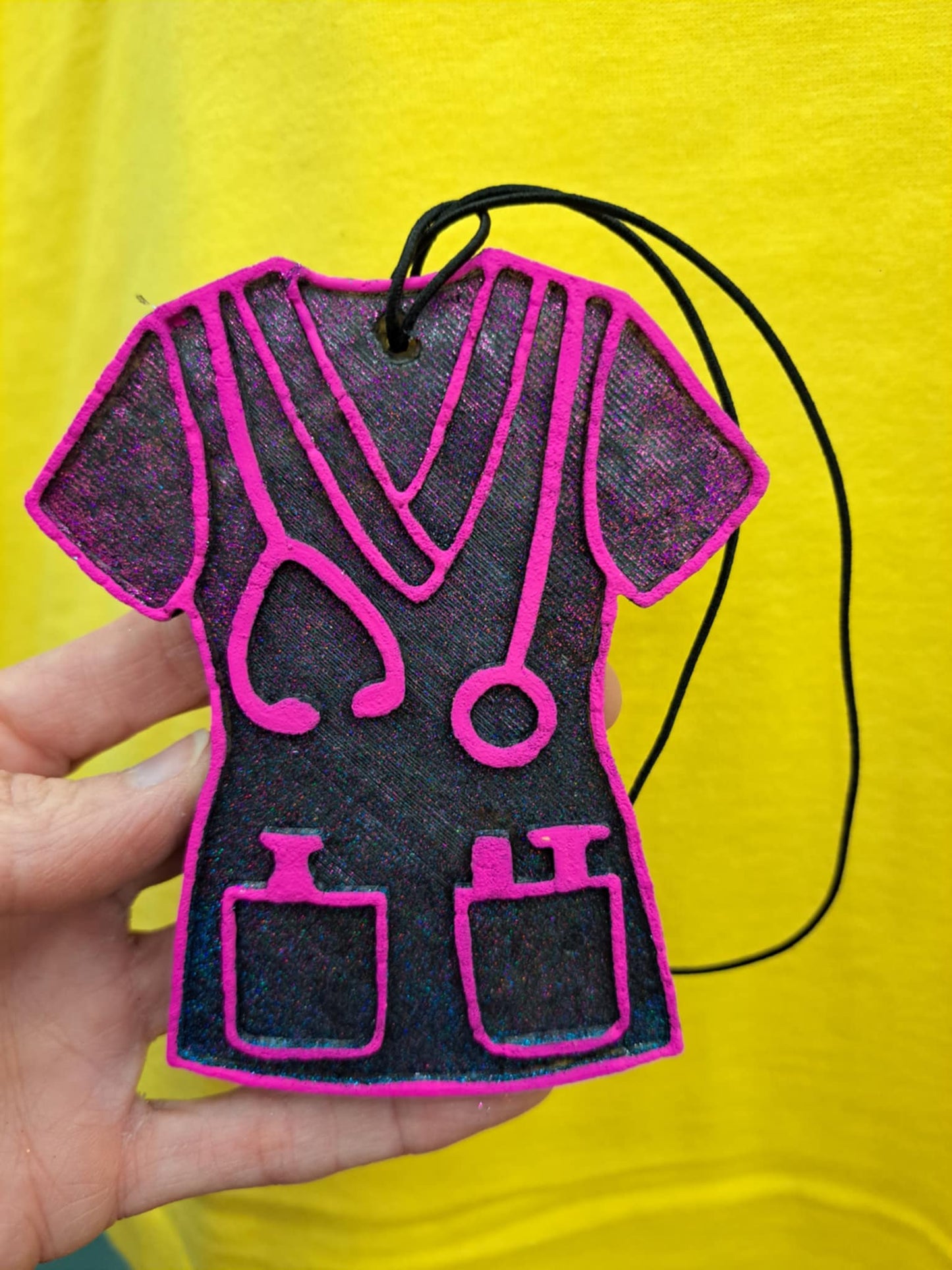 Nurse Freshie - Black/Pink Air Freshener