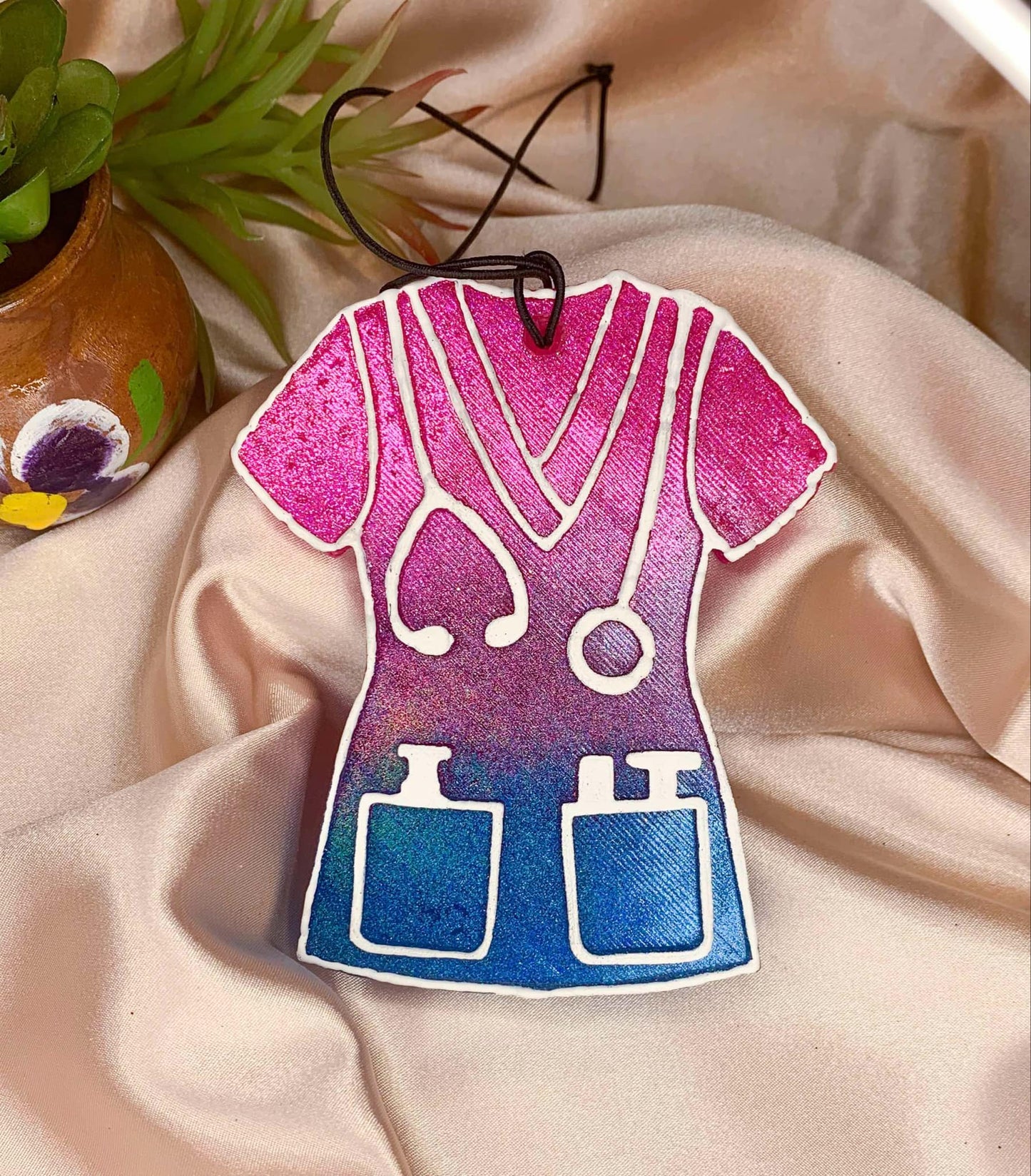 Nurse Freshie Ombre Pink/Blue Air Freshener