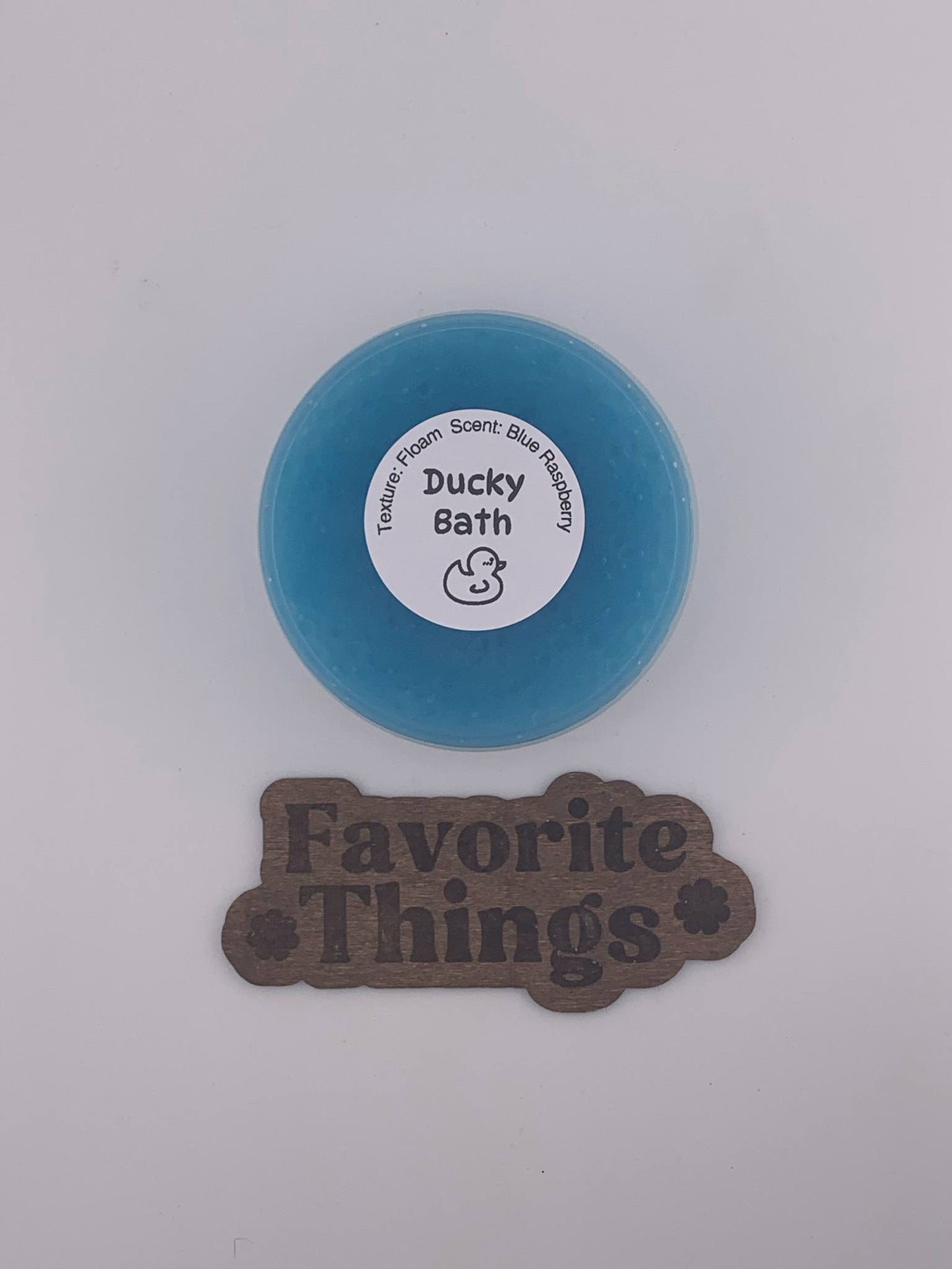 Ducky Bath Floam Slime - Blue Raspberry Scent