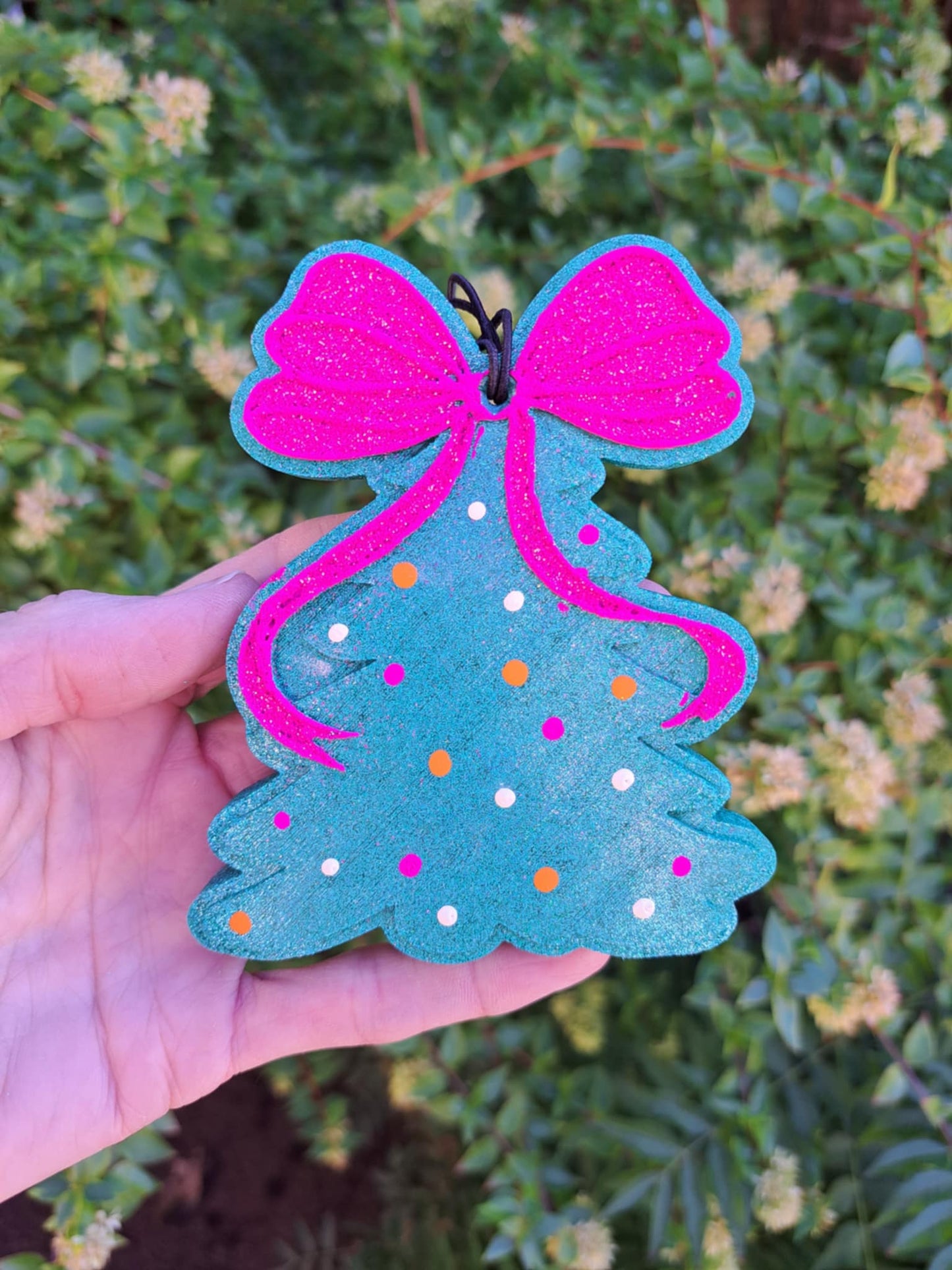 Tree With Pink Bow Freshie - Air Freshener