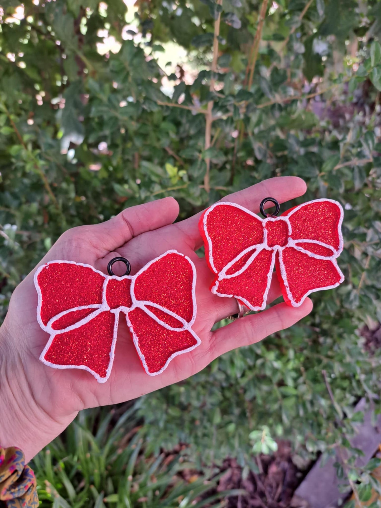 Red Bow Vent Clip Freshies