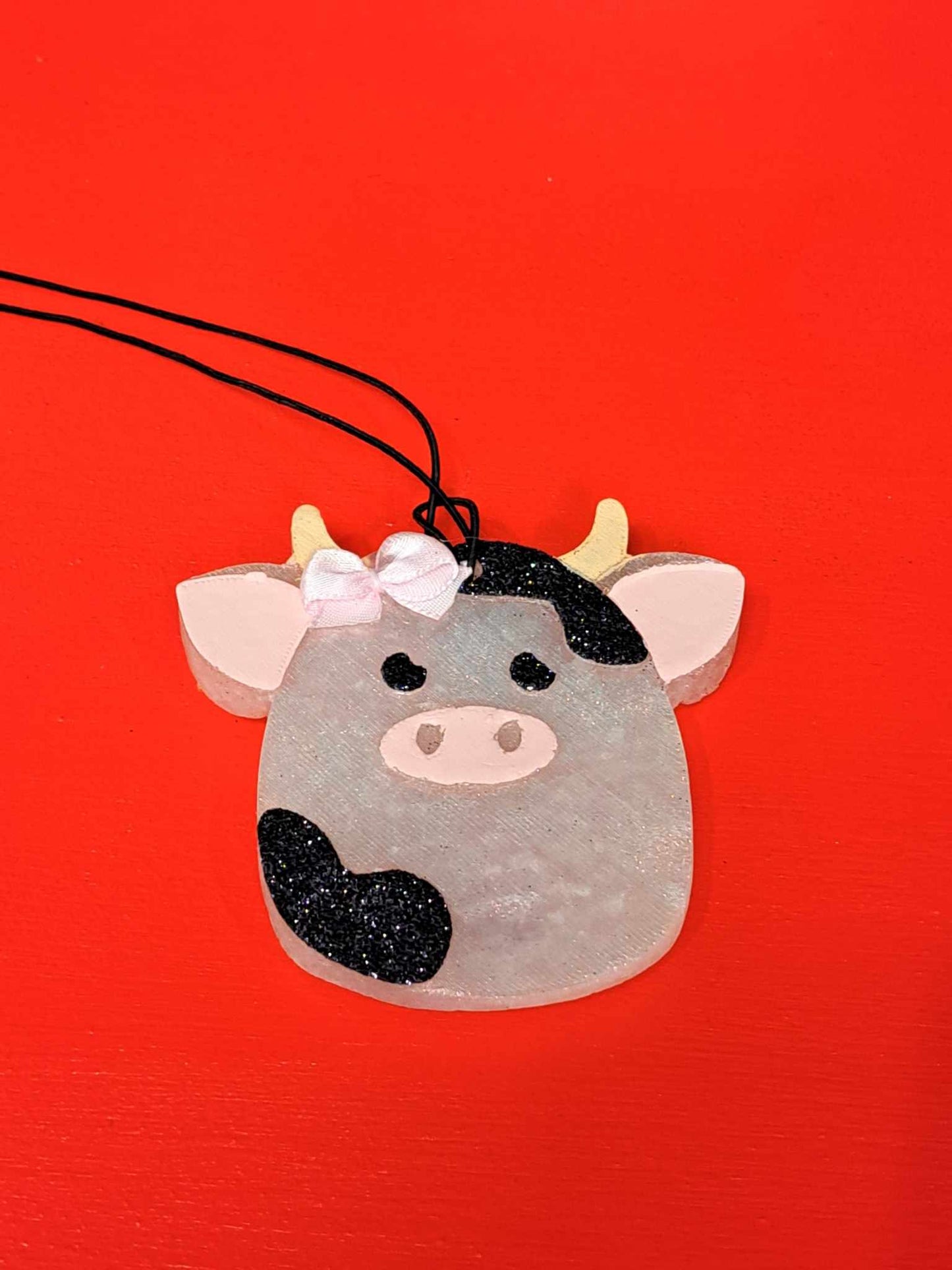 Cow Freshie With Bow