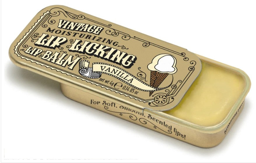 Vanilla Lip Balm in Slider Tin - Dries Clear