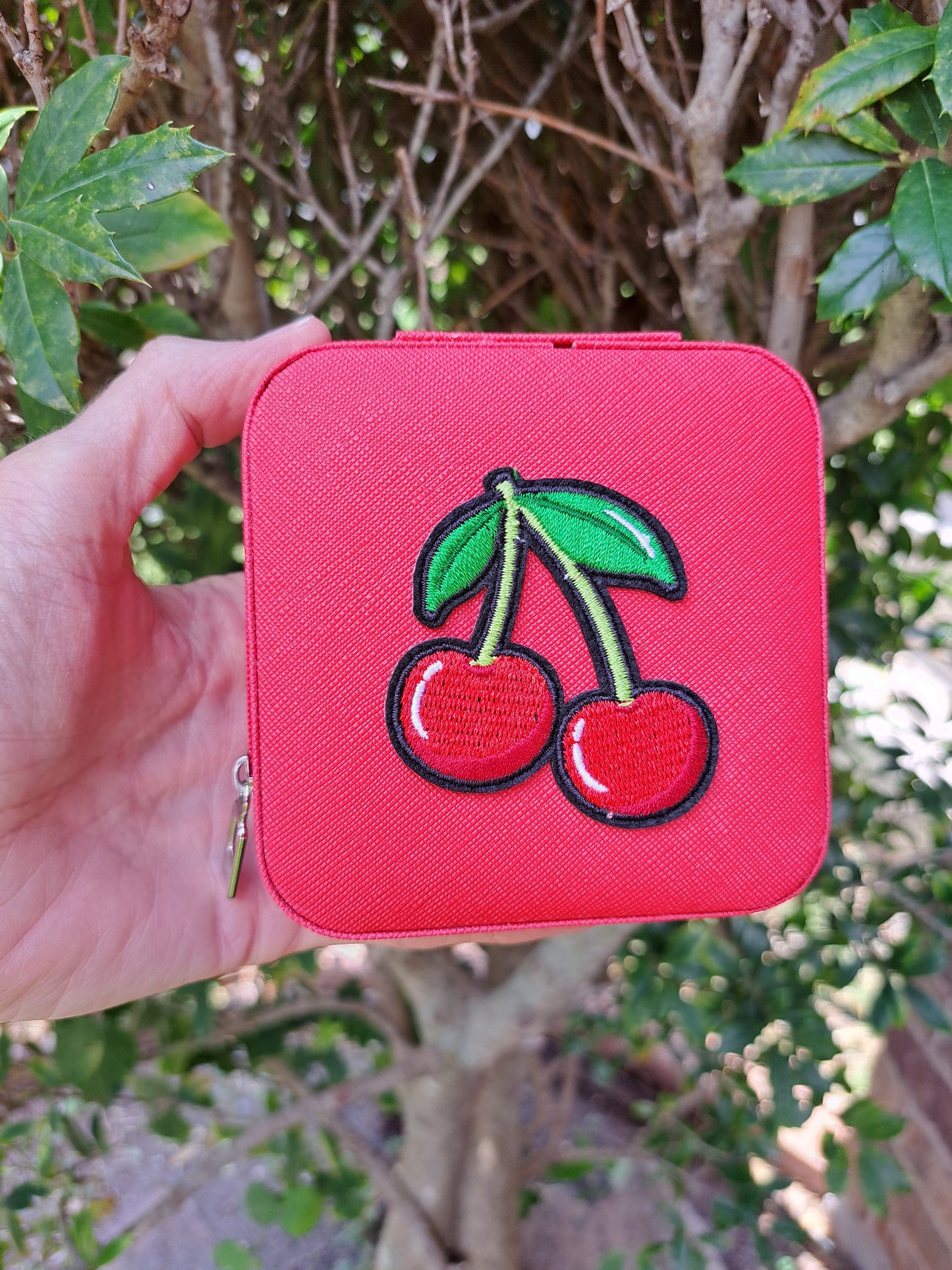 Cherry Patch Red Jewelry Organizer - Jewelry Box