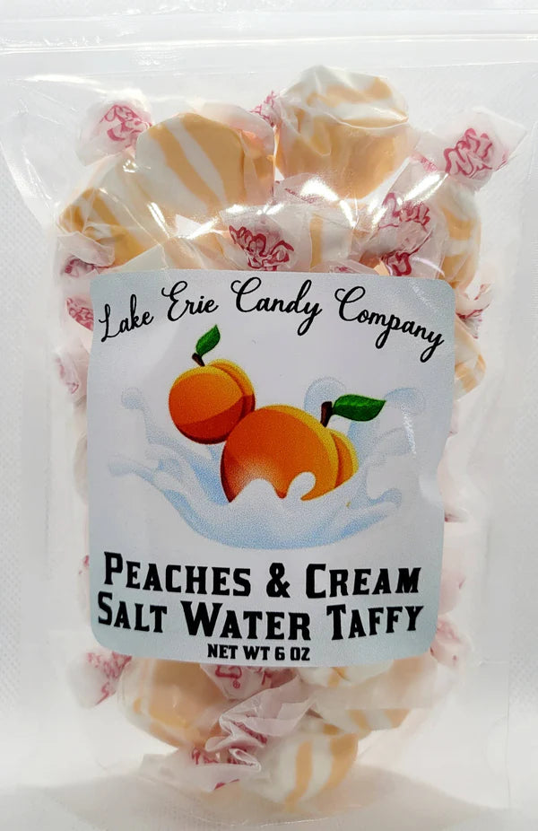 Peaches and Cream Salt Water Taffy