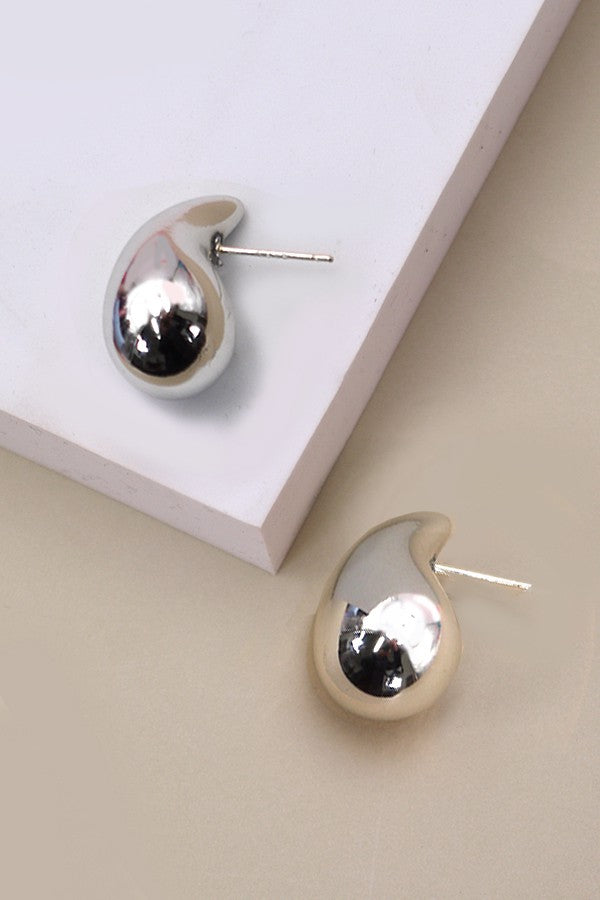 Teardrop Earrings - Gold or Silver