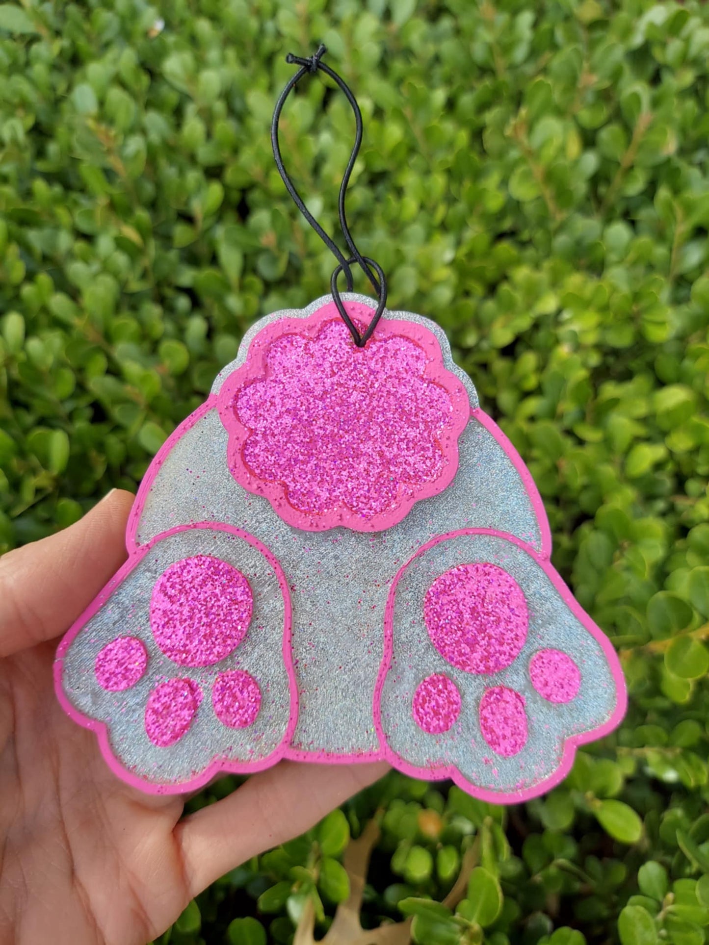 Bunny Tail Freshie - Pink