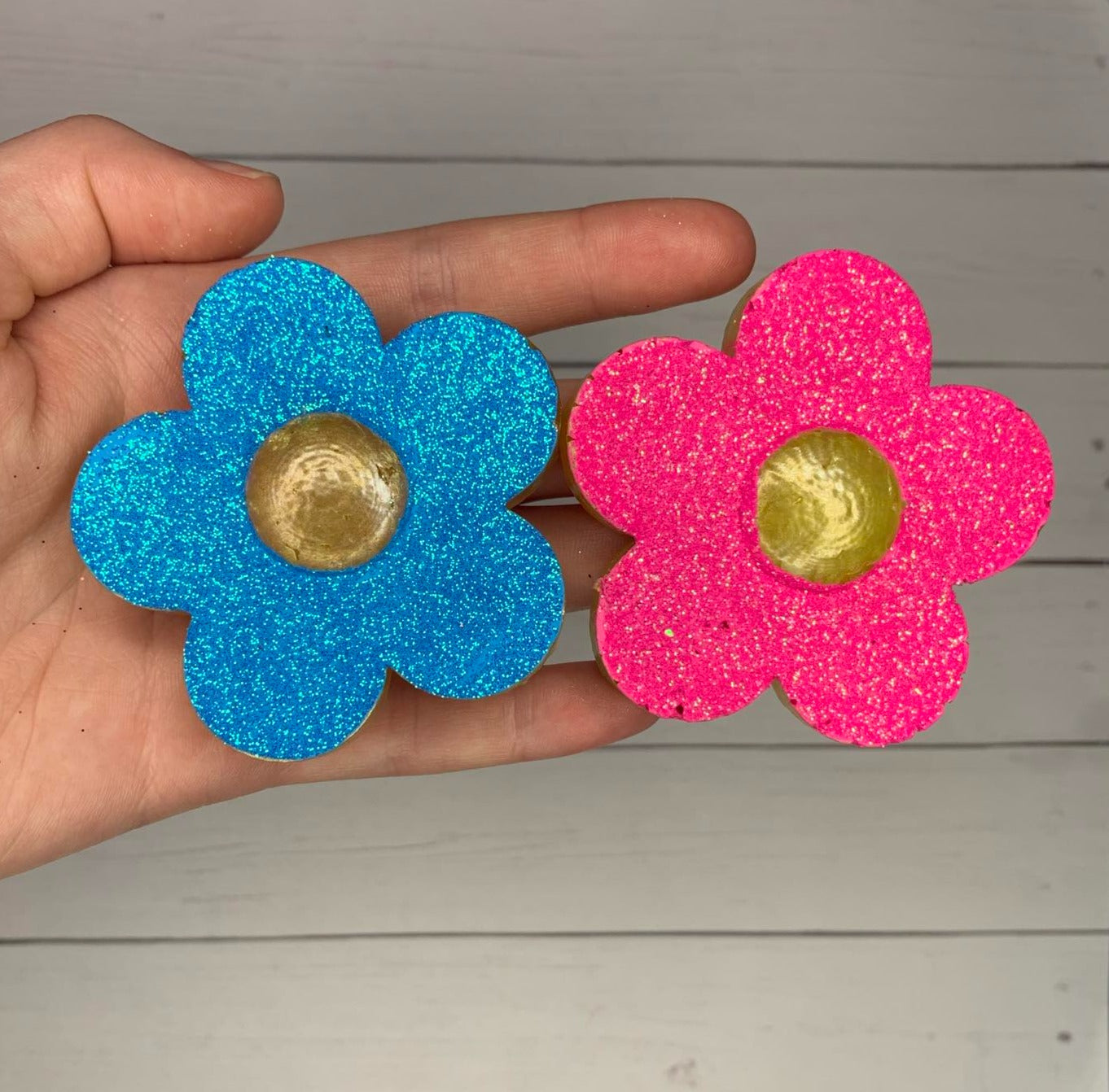 Flower Vent Clip Freshies Pink & Blue - Air Freshener