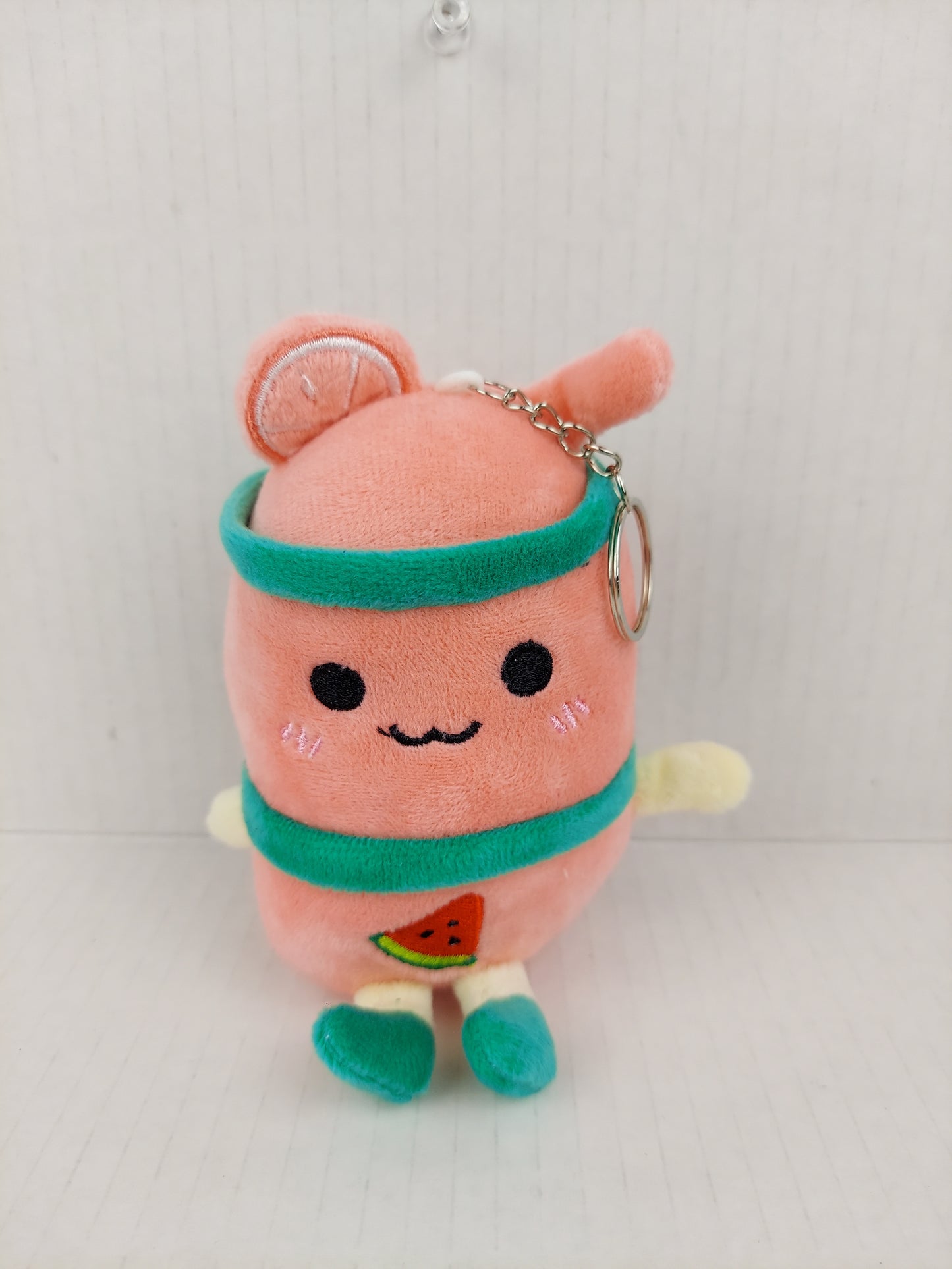 Plush Keychain - Watermelon Kawaii Drink