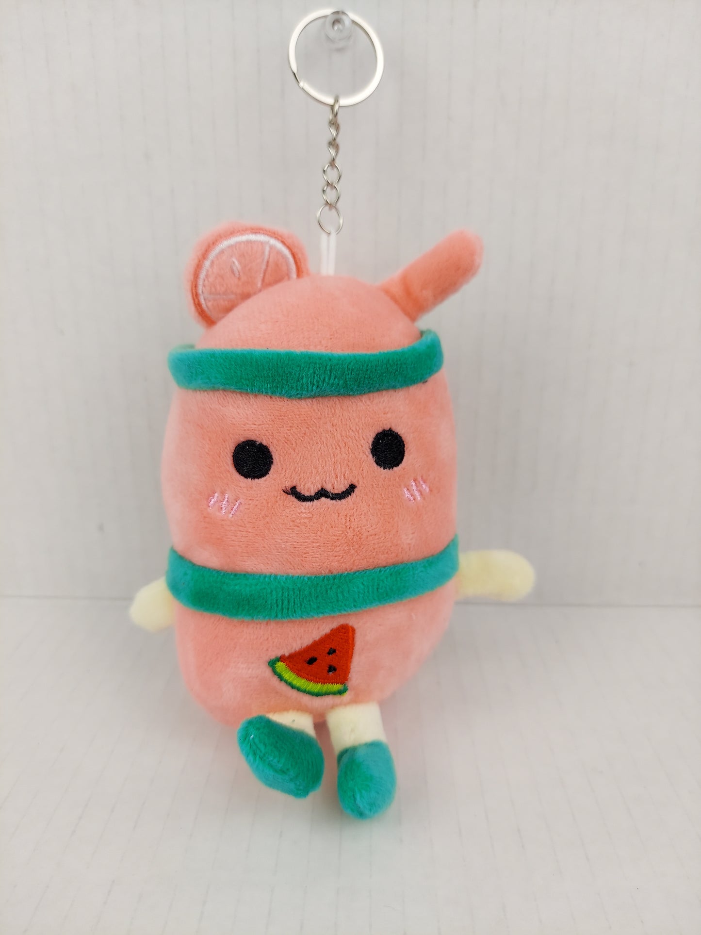 Plush Keychain - Watermelon Kawaii Drink