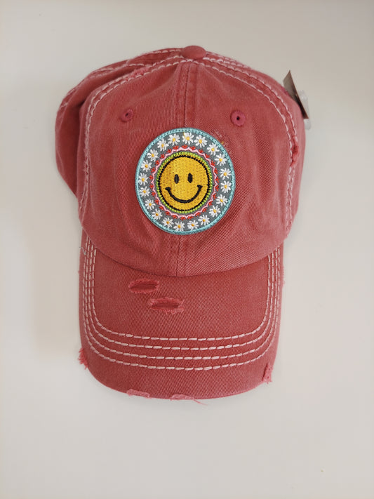 Washed Vintage Ballcap - Maroon