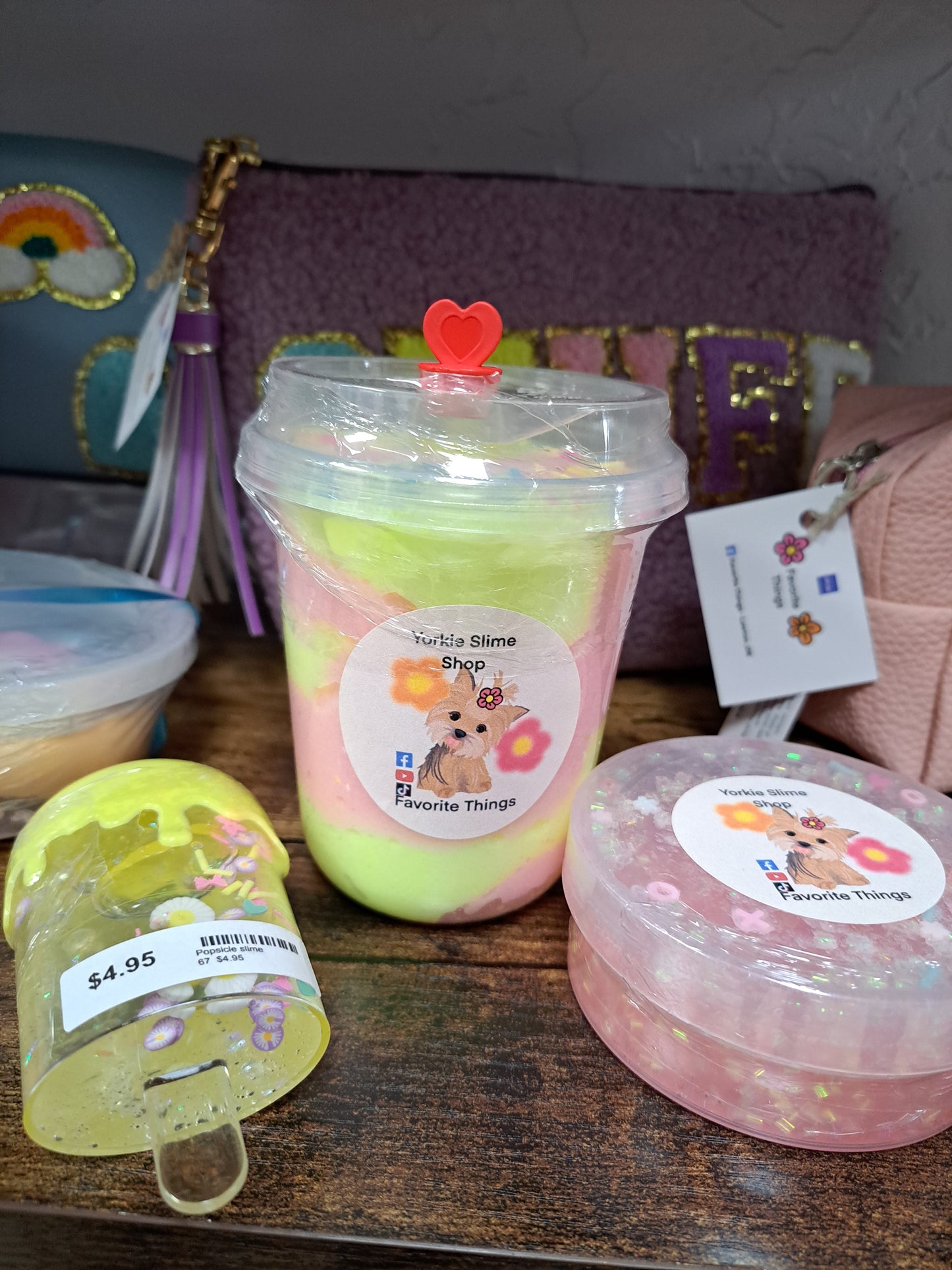 Lemonade Slime in Boba Container