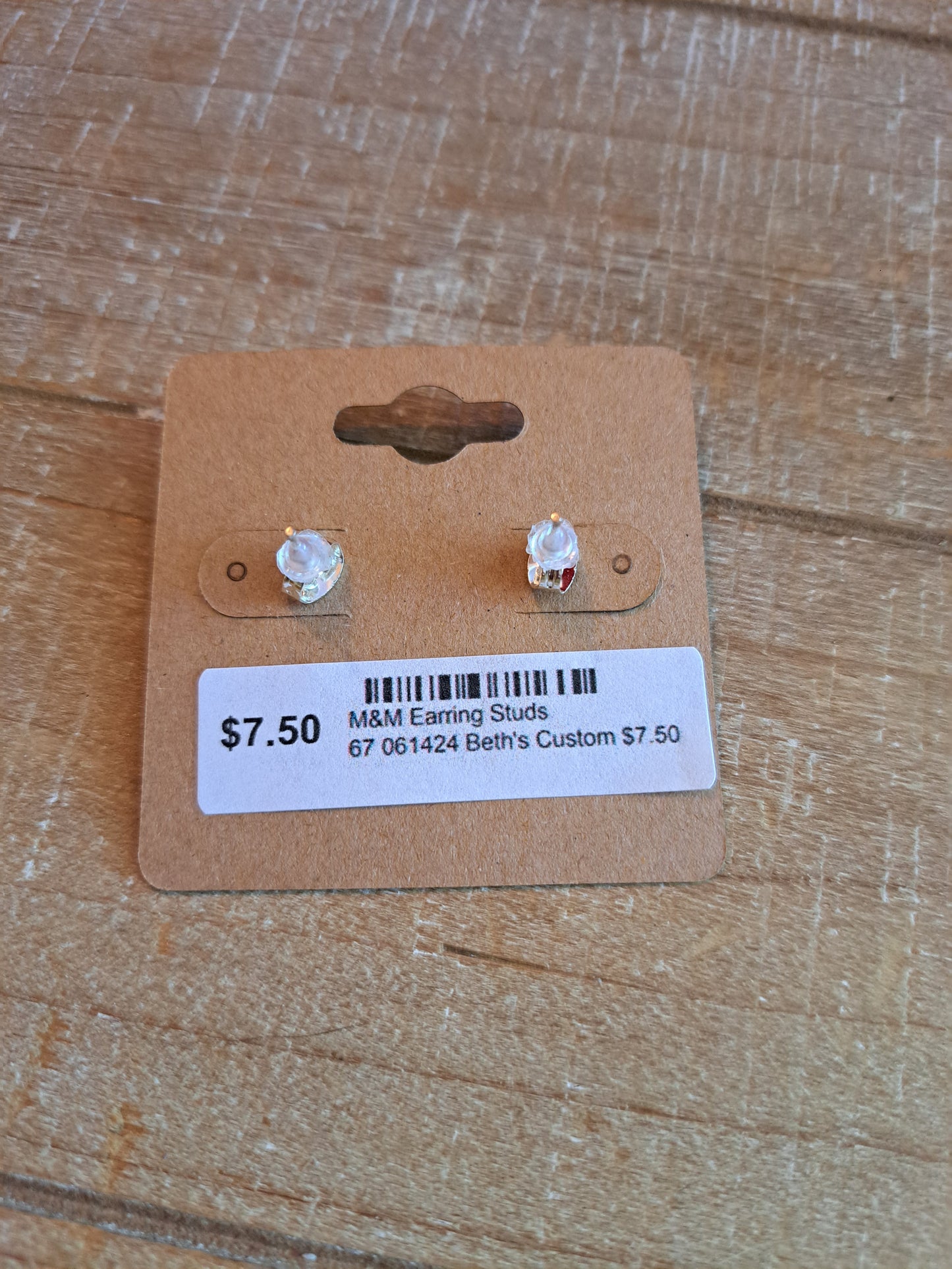 M&M Stud Earrings