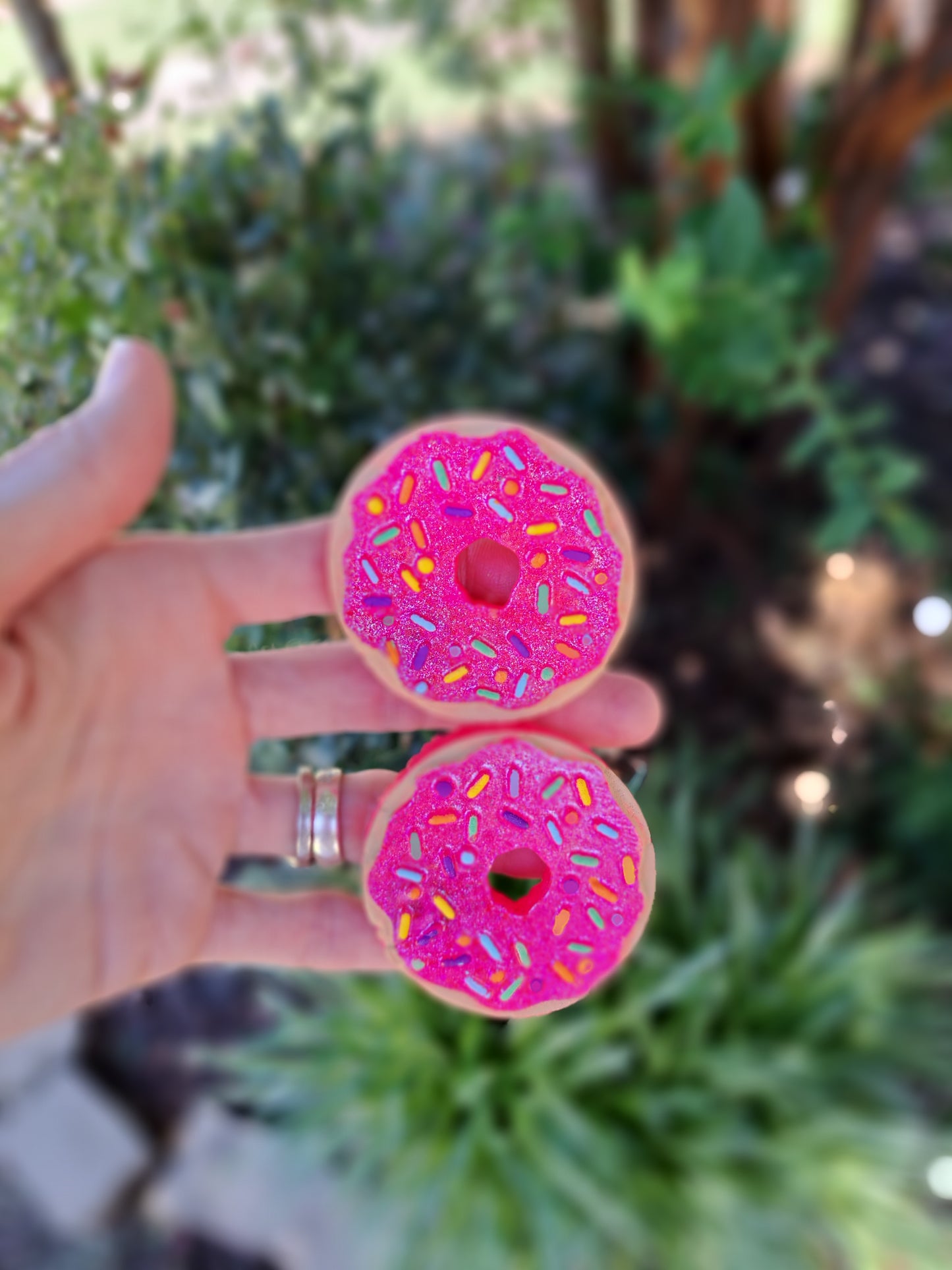 Donut Vent Clip Freshies - Pink Icing