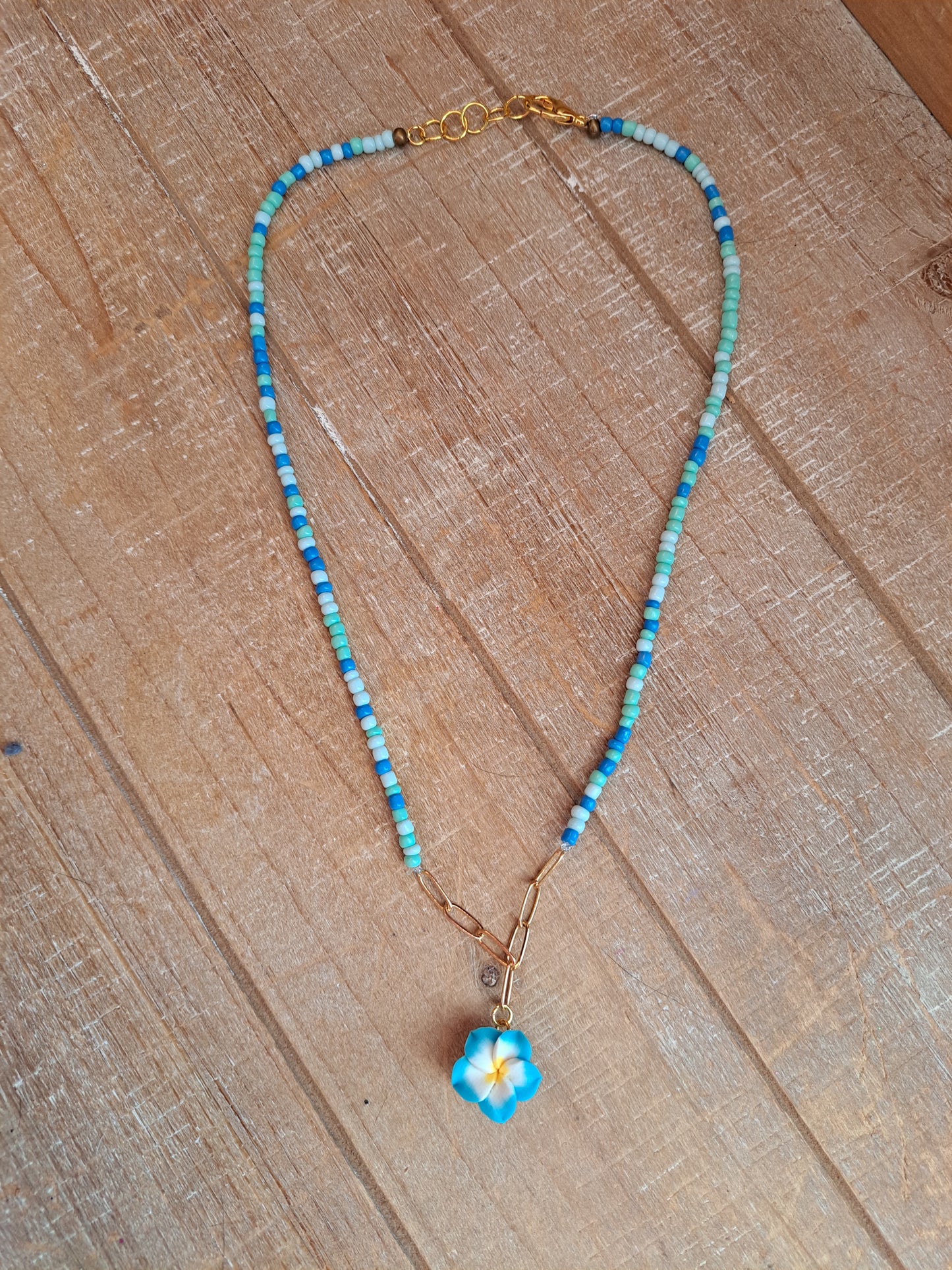 Necklace With Flower Charm