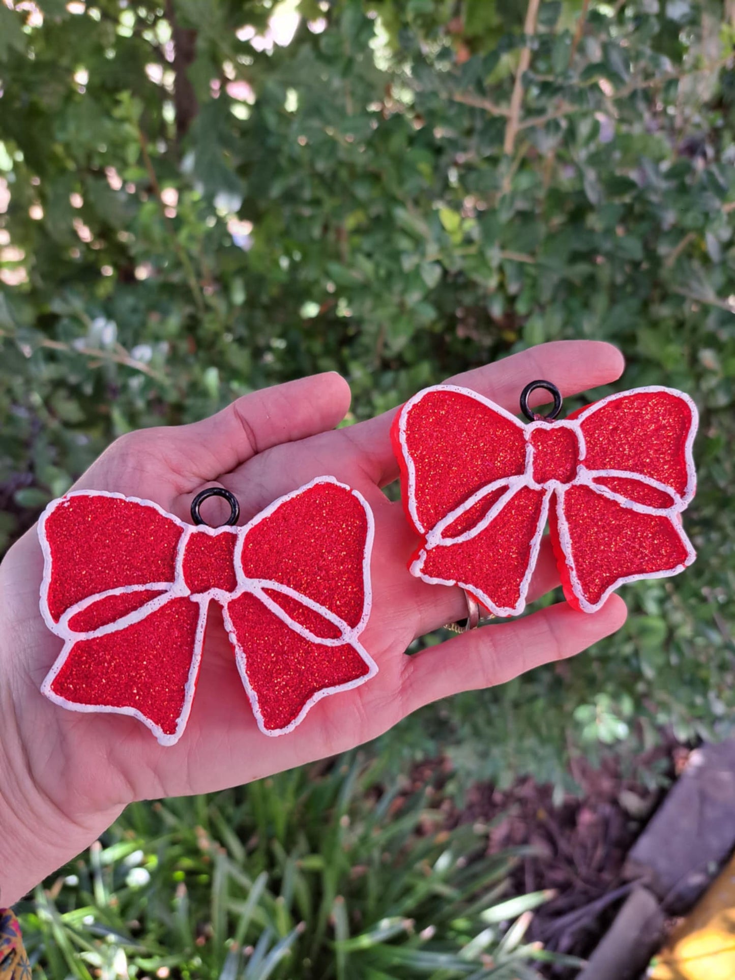 Red Bow Vent Clip Freshies