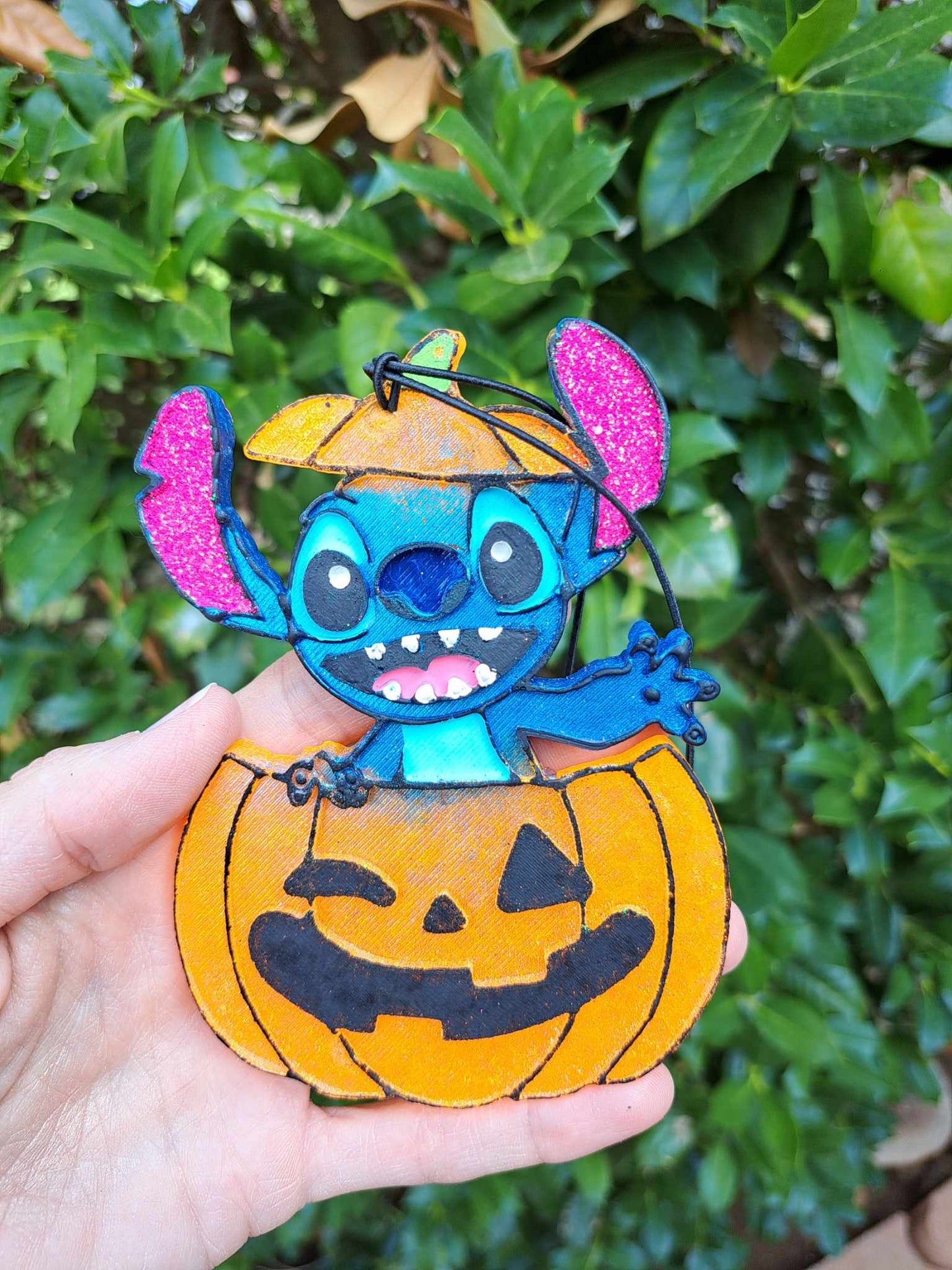 Jack O'Lantern Stitch Freshie - Air Freshener