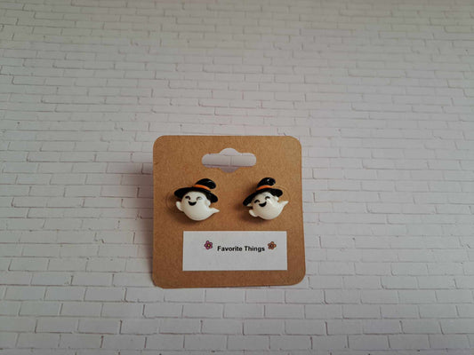 Ghost Stud Earrings