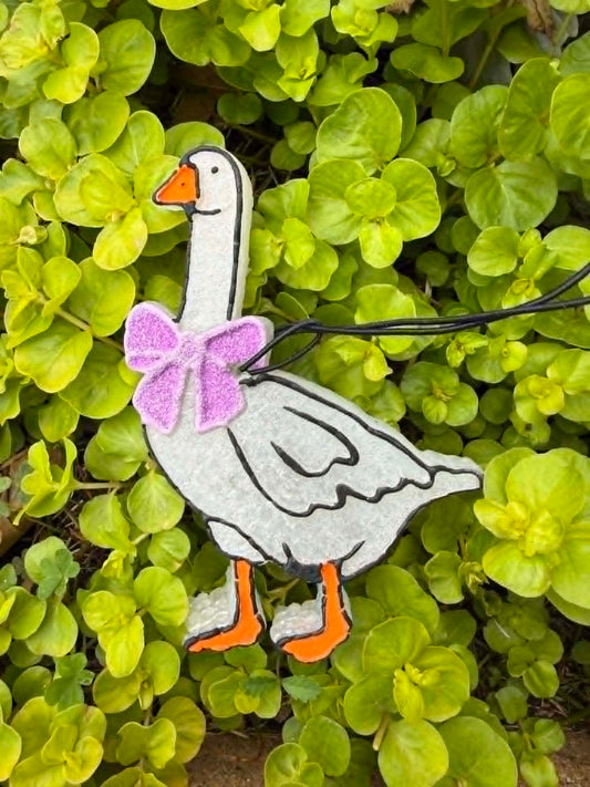 Goose Freshie - Lilac Bow