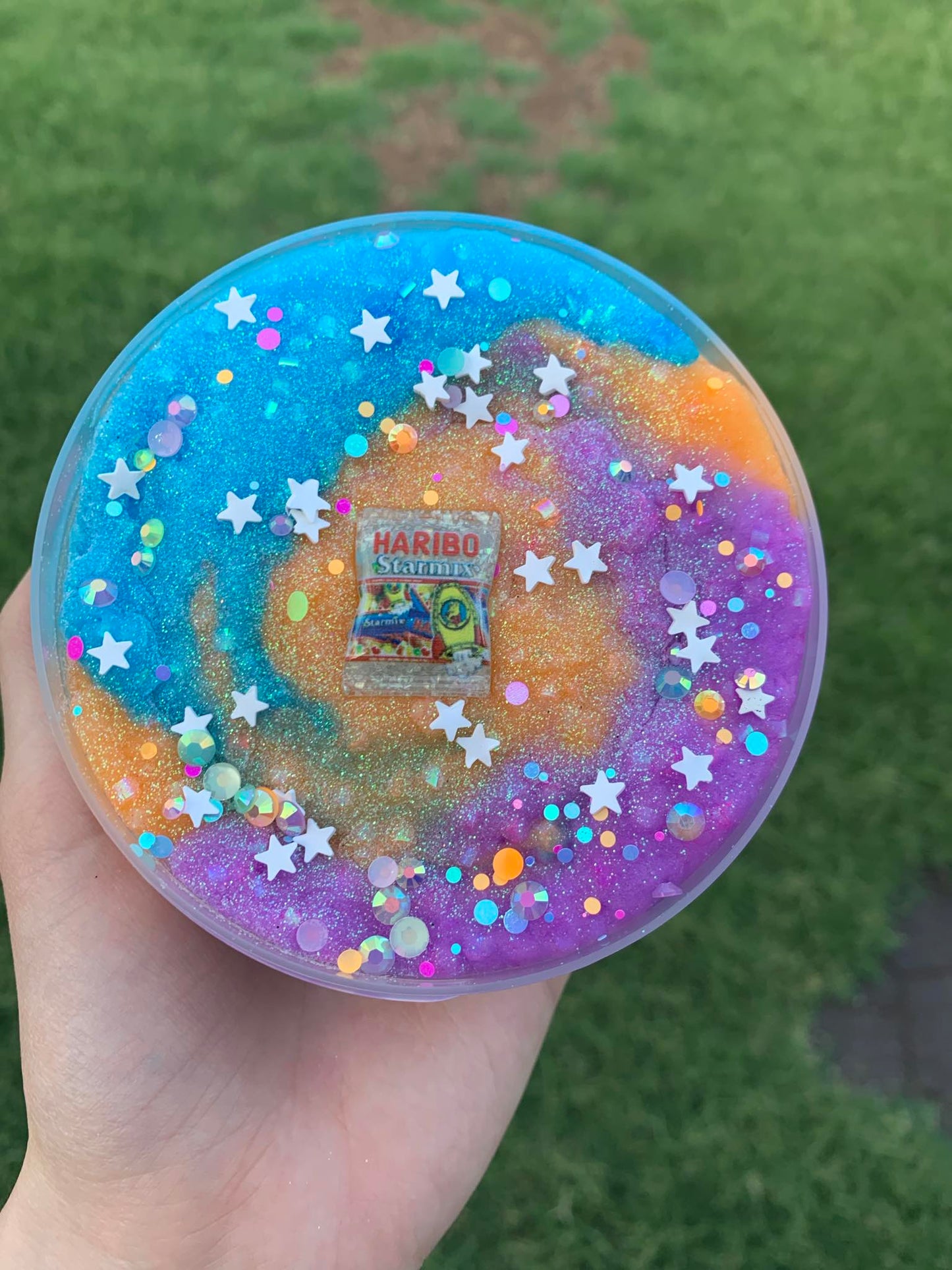 Galaxy Slime With Charm - 6.5 ounce