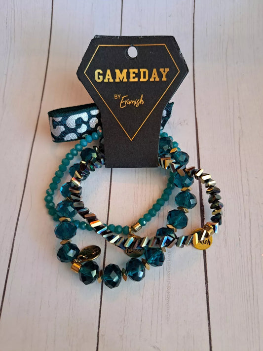 ERMISH Turquoise Game Day Bracelets