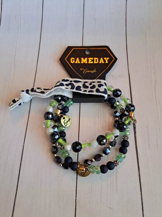 ERMISH Lime Game Day Bracelets