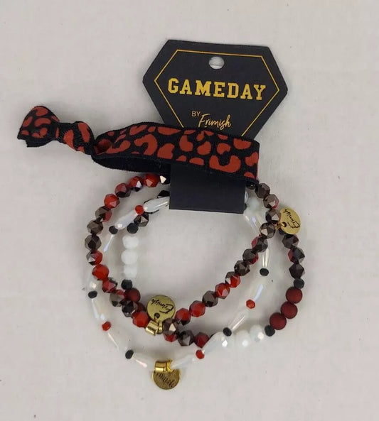 ERMISH Maroon Game Day Bracelets