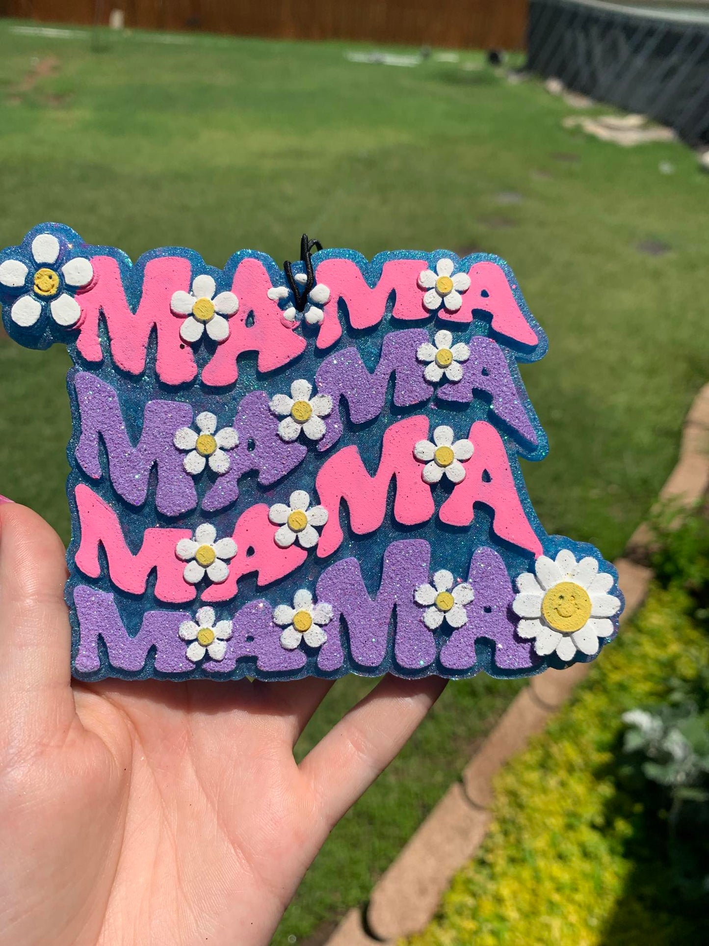 MAMA Colorful Freshie -  Pink/Purple Text