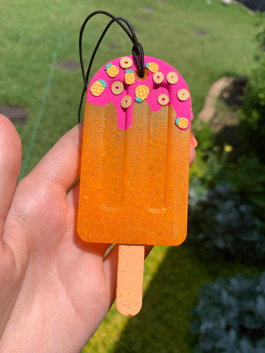 Popsicle Freshie - Orange With Sprinkles