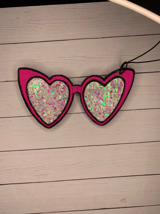 Pink Glasses Handmade Freshie