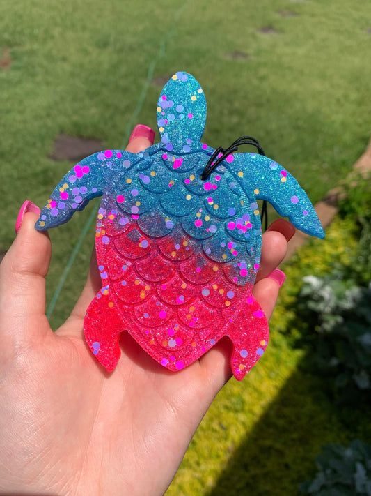 Sea Turtle Freshie - Blue/Pink Ombre