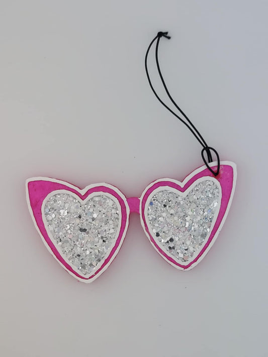 Glitter Heart Glasses