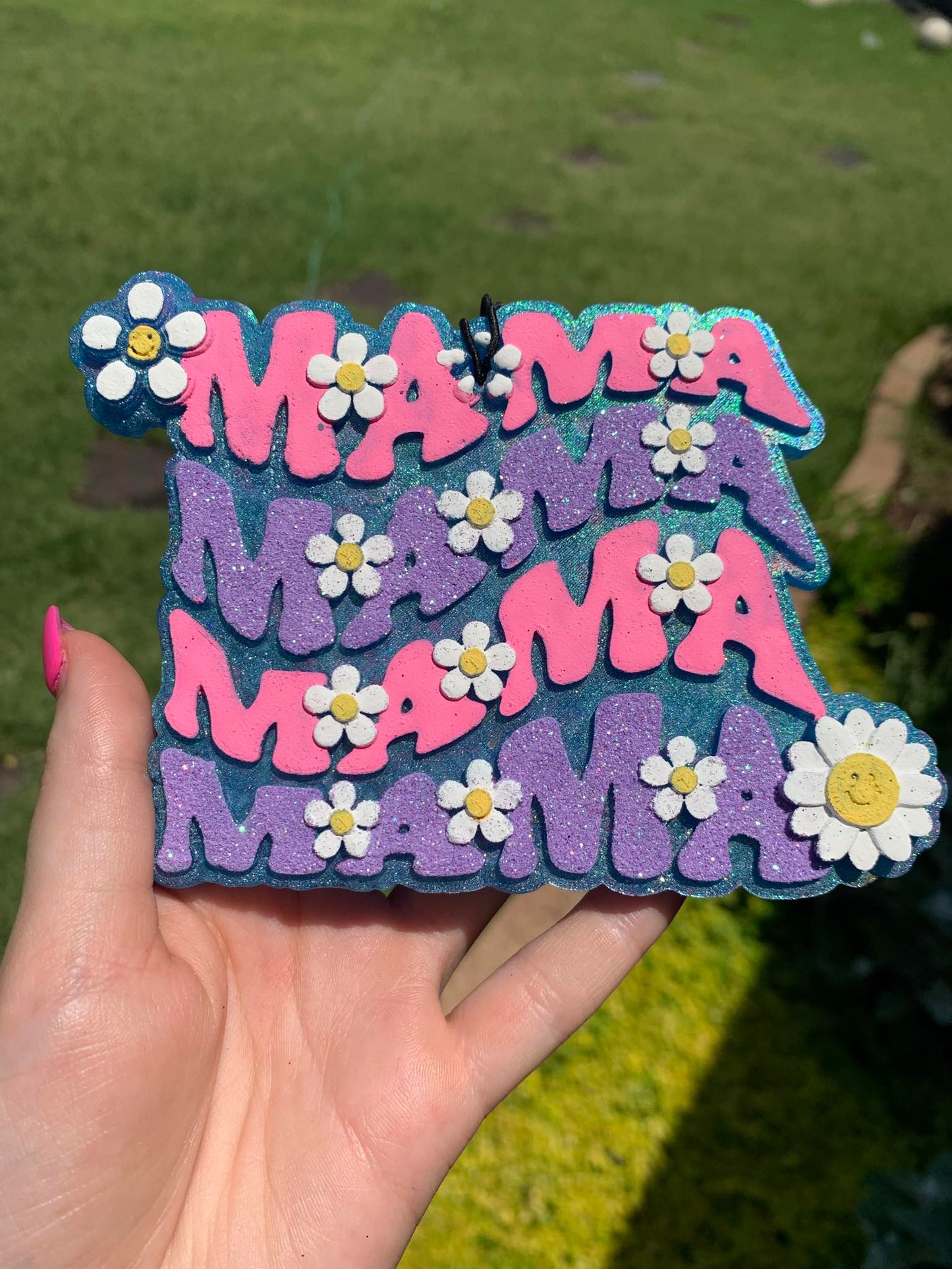 MAMA Colorful Freshie -  Pink/Purple Text