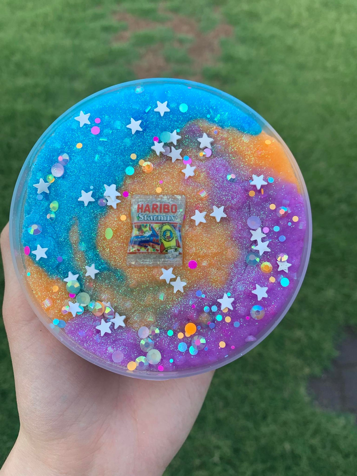 Galaxy Slime With Charm - 6.5 ounce