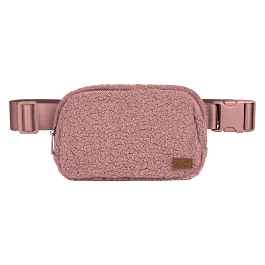 CC Sherpa Belt Bag - Rose