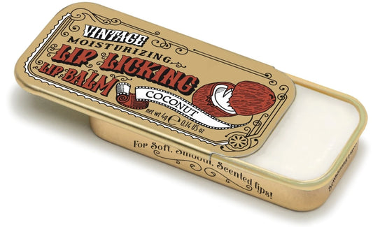 Coconut Lip Balm in Slider Tin - Dries Clear