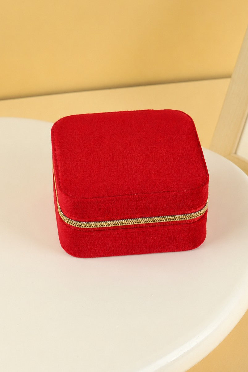 Red Velvet Jewelry Organizer - Jewelry Box