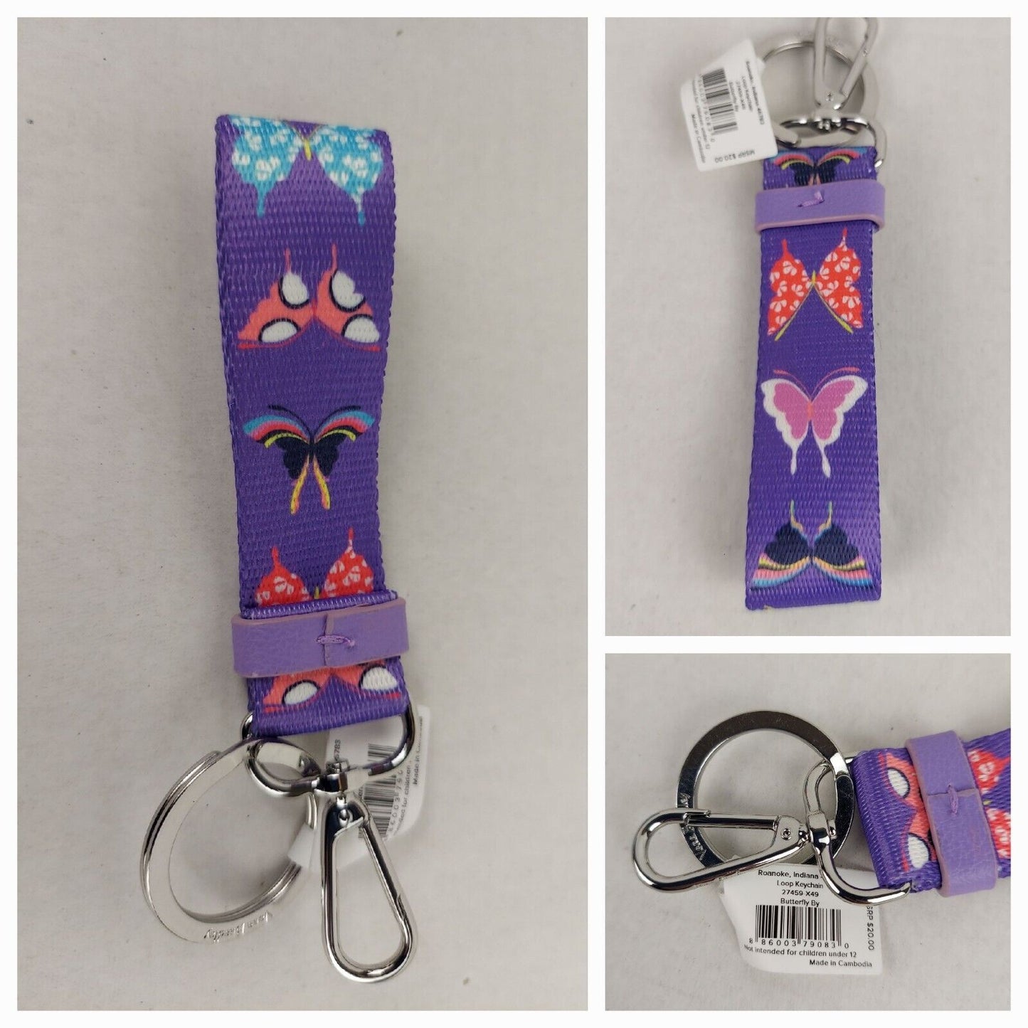 Keychain - Butterfly By Print Loop