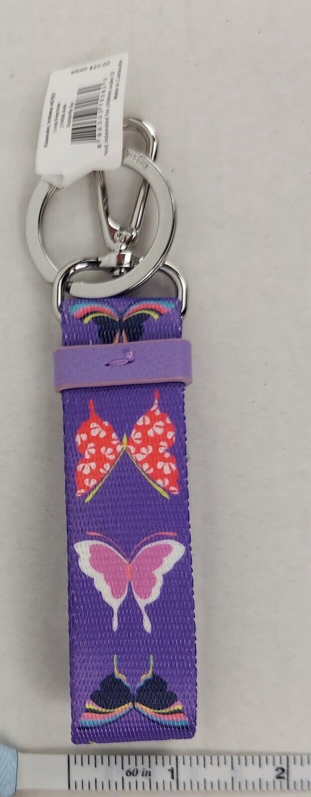 Keychain - Butterfly By Print Loop