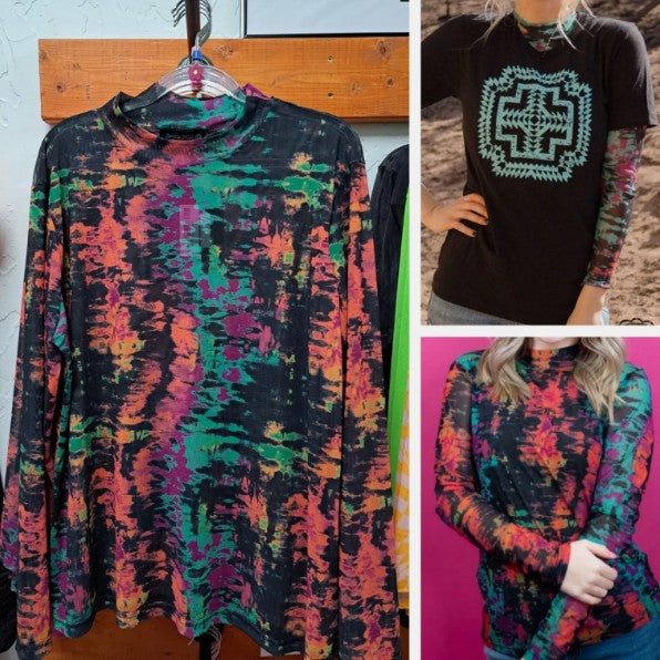 Colorful Abstract Mesh Top