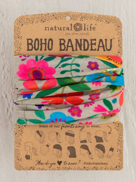 Large Boho Bandeau - Folk Flower