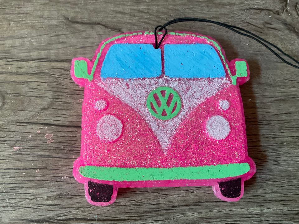 Freshie - VW Van Pink Glitter