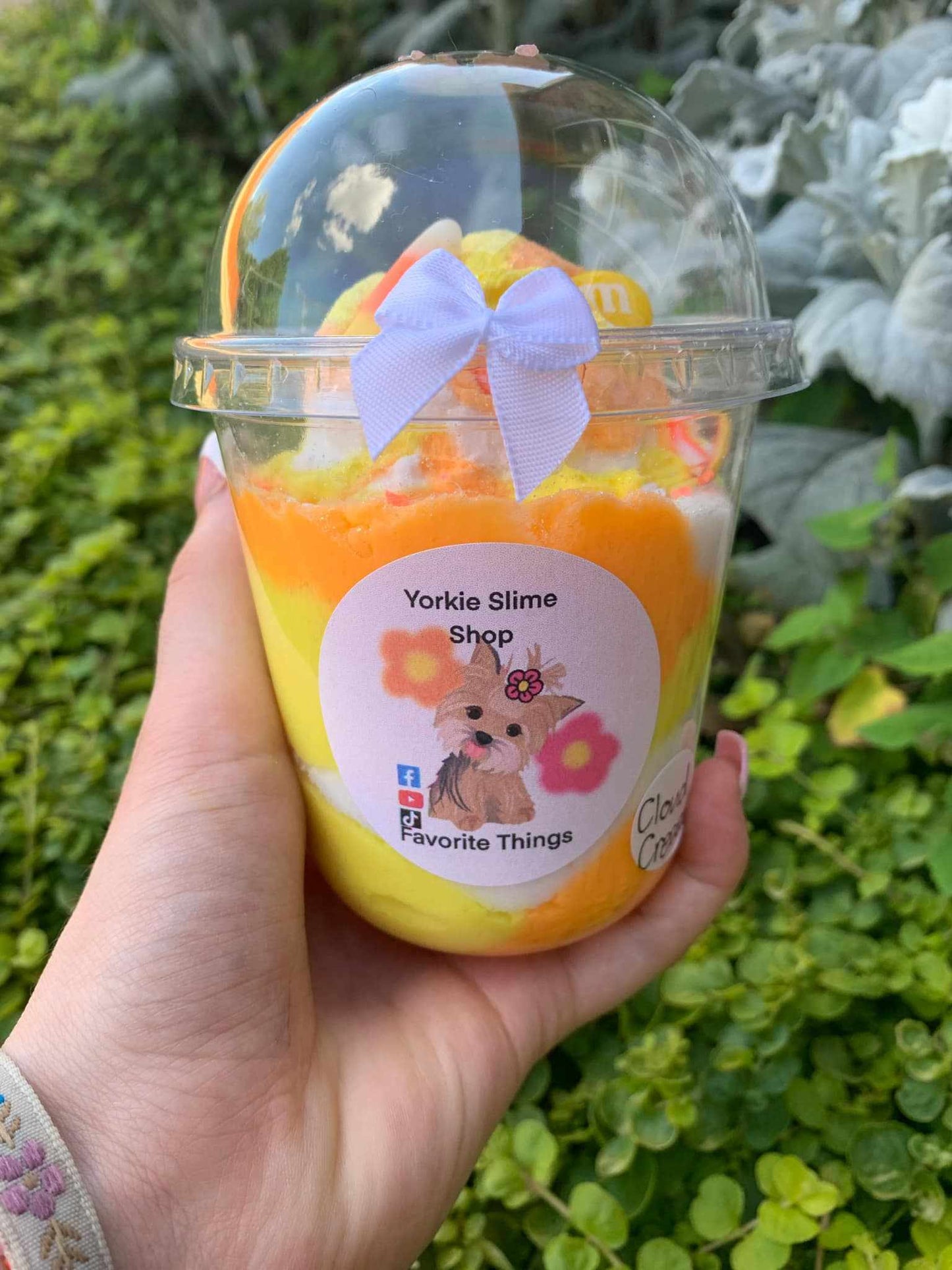 Cloud Cream Slime With Candy Corn Charms - 8.5 Ounce