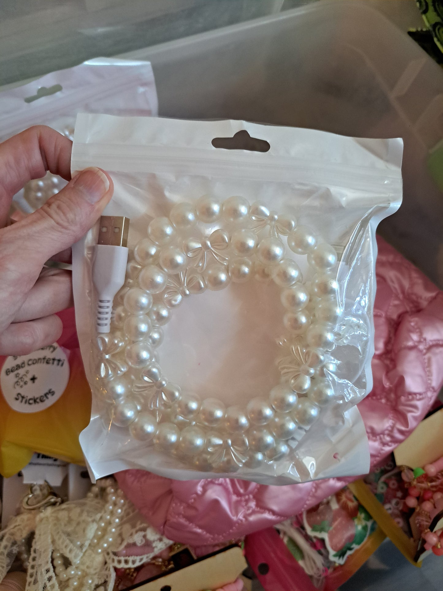 Bead Phone Charger, Front