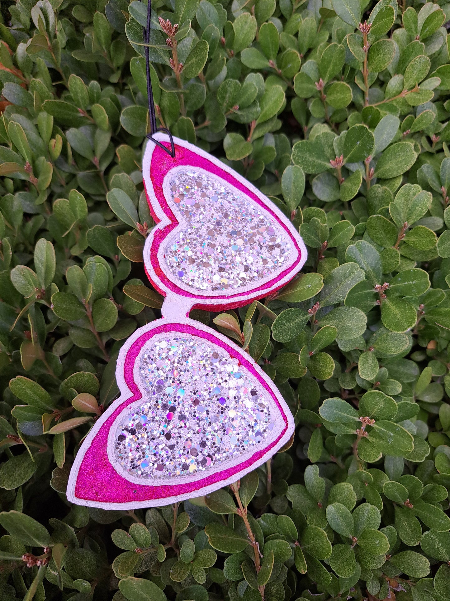 Glitter Heart Glasses Freshie