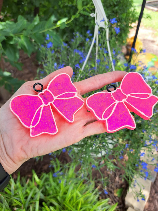 Pink Bow Vent Clip Freshies