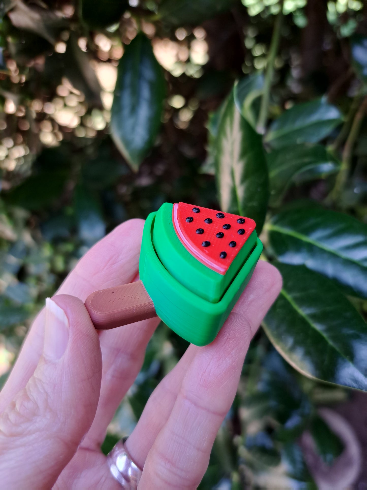 3D Printed Watermelon Popsicle Clicker